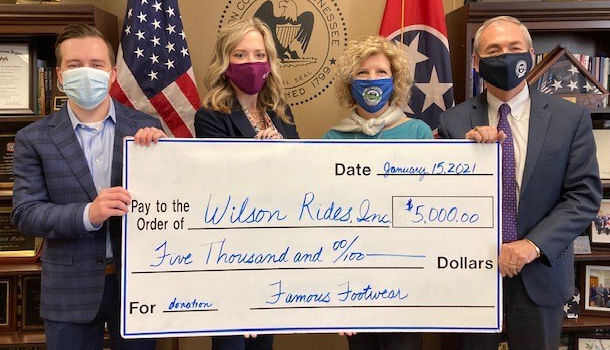 $5,000 for Wilson Rides